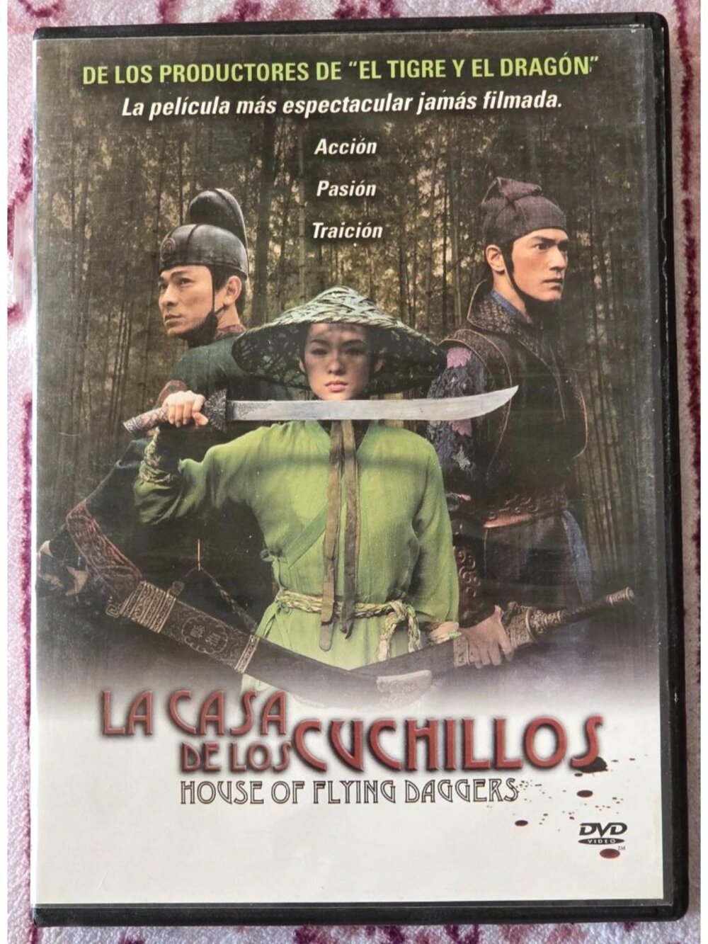 House of Flying Daggers DVD La Casa De Los Cuchillos Action Fighting Movie